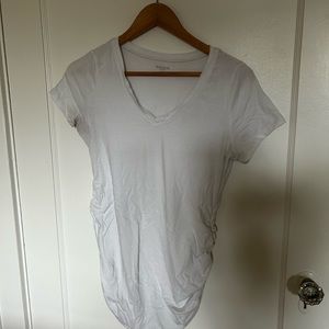 3/$20 Maternity white tee